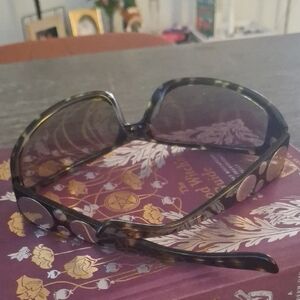 Miu Miu Tortoise Sunglasses with Silver Details